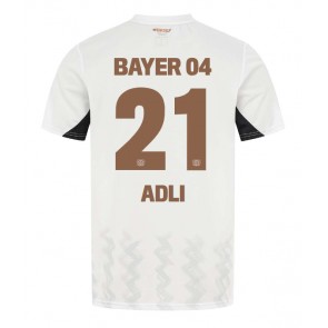 Bayer Leverkusen Amine Adli #21 Venkovní Dres 2024-25 Krátký Rukáv